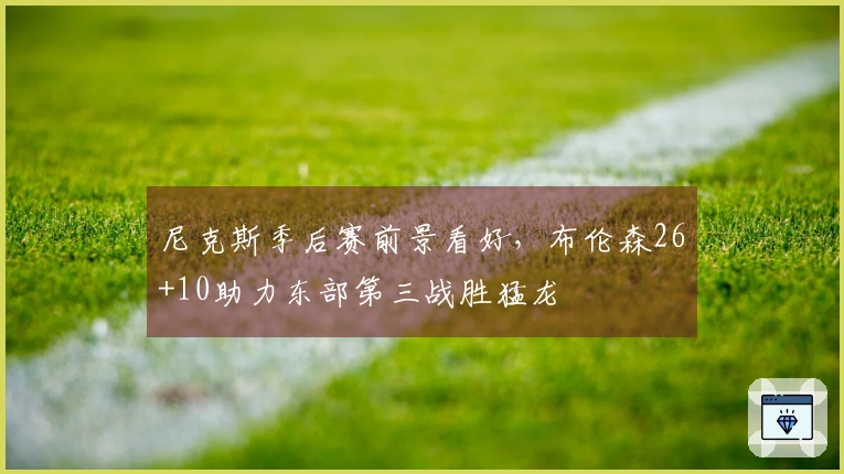 尼克斯季后赛前景看好，布伦森26+10助力东部第三战胜猛龙