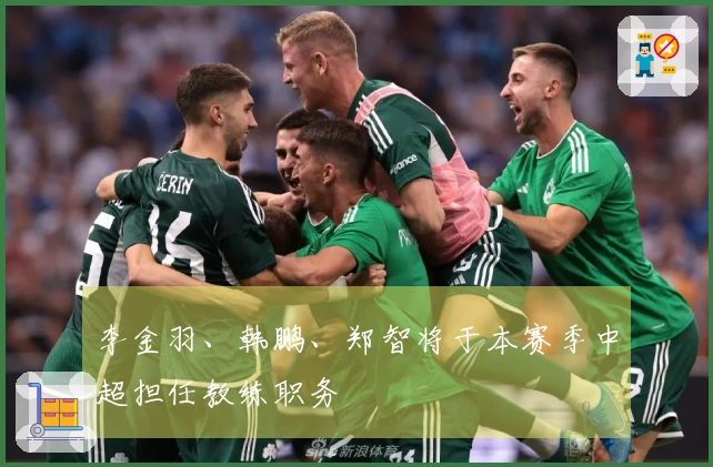 李金羽、韩鹏、郑智将于本赛季中超担任教练职务